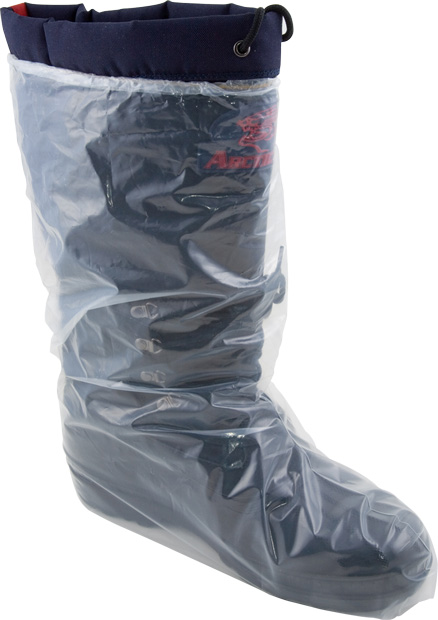 16&quot; CLEAR POLYETHYLENE BOOT COVERS WITH ELASTIC 50/BX