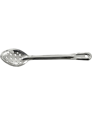 13&quot; PERFORATED BASTING SPOON STAINLESS STEEL (EA)