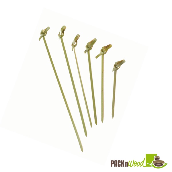 4.1&quot; KNOTTED BAMBOO NOSHI SKEWER 20/100