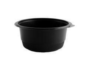 INCREDI-BOWL 40oz 7.25&quot; ROUND  BLACK BOWL 352/CS