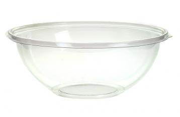 32oz CLEAR PET MEDIUM ROUND  BOWL (300/CS)