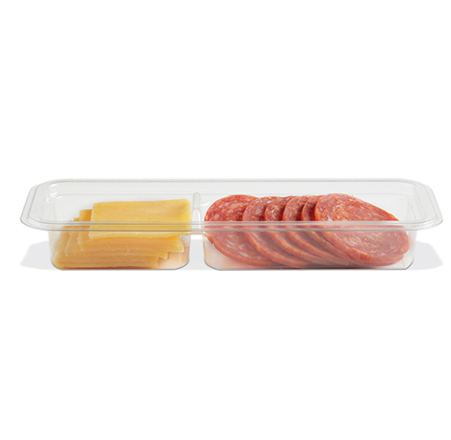 2 COMPARTMENT SNACK CUBE CLEAR 1056/CS