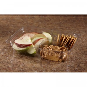 CLEAR PET LID FOR SNACK BOX (300/CS)
