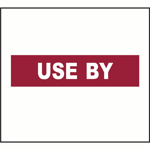 DAYDOTS USE BY 2 LINE DISSOLV  GUN LABEL 1000/RL 4RL/CS
