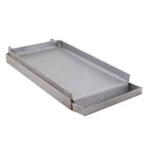 ADD-ON GRIDDLE TOP COVERS 2,  BURNERS, STAINLESS STEEL, 
