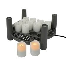 2.0 RECHARGEABLE FLAMELESS
VOTIVE STARTER KIT AMBER (12
CANDLES, 1 TRAY, 1 AC ADAPTER)