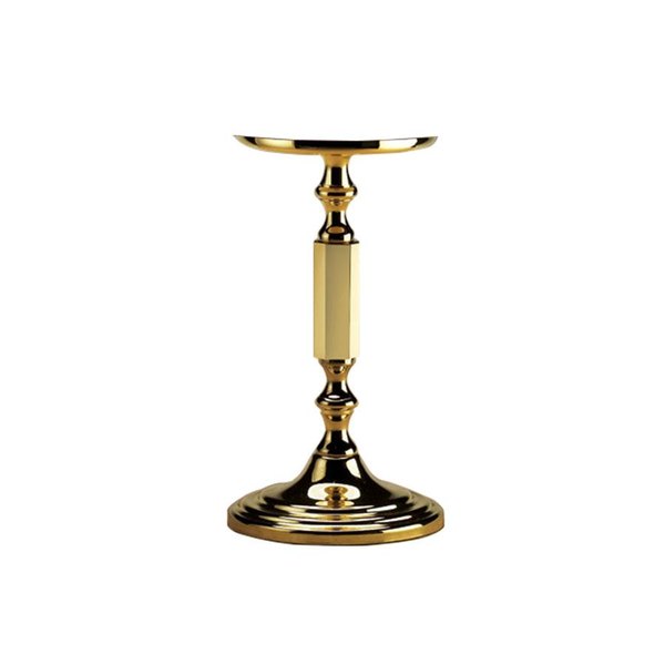 6.5&quot; LA RUE LAMP BASE POLISHED BRASS 6/CS