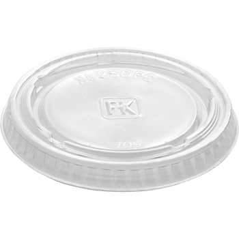 LID 1oz CLEAR PLASTIC SOUFFLE 50/50