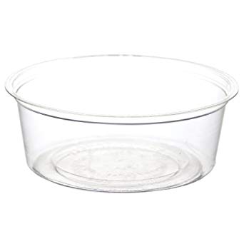 CONTAINER SOUFFLE 2oz PORTION  PLA CLEAR PLASTIC CUP 