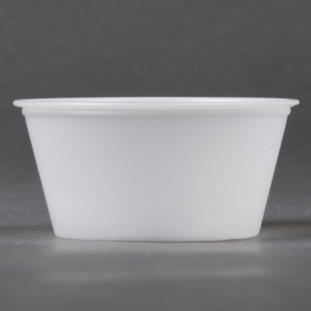 CONTAINER SOUFFLE 3.25oz  PORTION PS PLASTIC CUP 