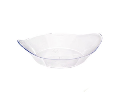 2oz INDA OVAL TRANSPARENT DISH  600/CS 