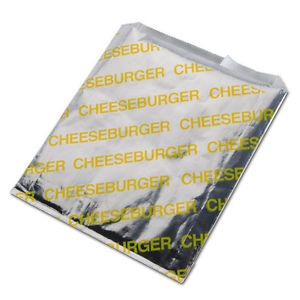 FOIL BAG CHEESEBURGER 1000/ 
6X3/4X6-1/2 30529 5A22