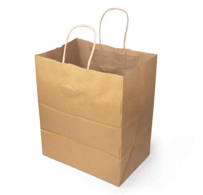 TUFFY BISTRO KRAFT 10x7x12 60# BAG W/HANDLE 250/CS