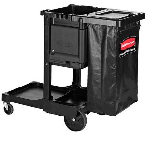 BLACK EXECUTIVE CLEANING CART