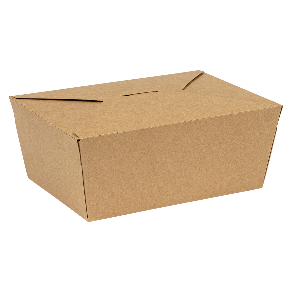 #4 KRAFT FOLDED TAKEOUT BOX  7.75"x5.5"x3.5", 90/cs 