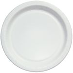 7&quot; WHITE COATED PLATE 8/125 