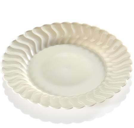 10&quot; CLEAR CLASSICWARE PLASTIC PLATE 144/CS