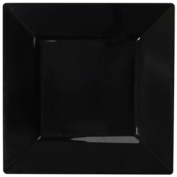 10.75&quot; SQUARE DINNER PLATE  BLACK 120/CS 