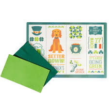 PLACEMAT COMBO ST. PATRICKS DAY W/250 PLACEMATS, 250