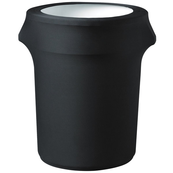 CONTOUR COVER BLACK SPANDEX 
FOR 44 GAL ROUND TRASH CAN /EA 