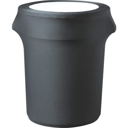 CONTOUR COVER BLACK SPANDEX 
FOR 55 GAL ROUND TRASH CAN /EA