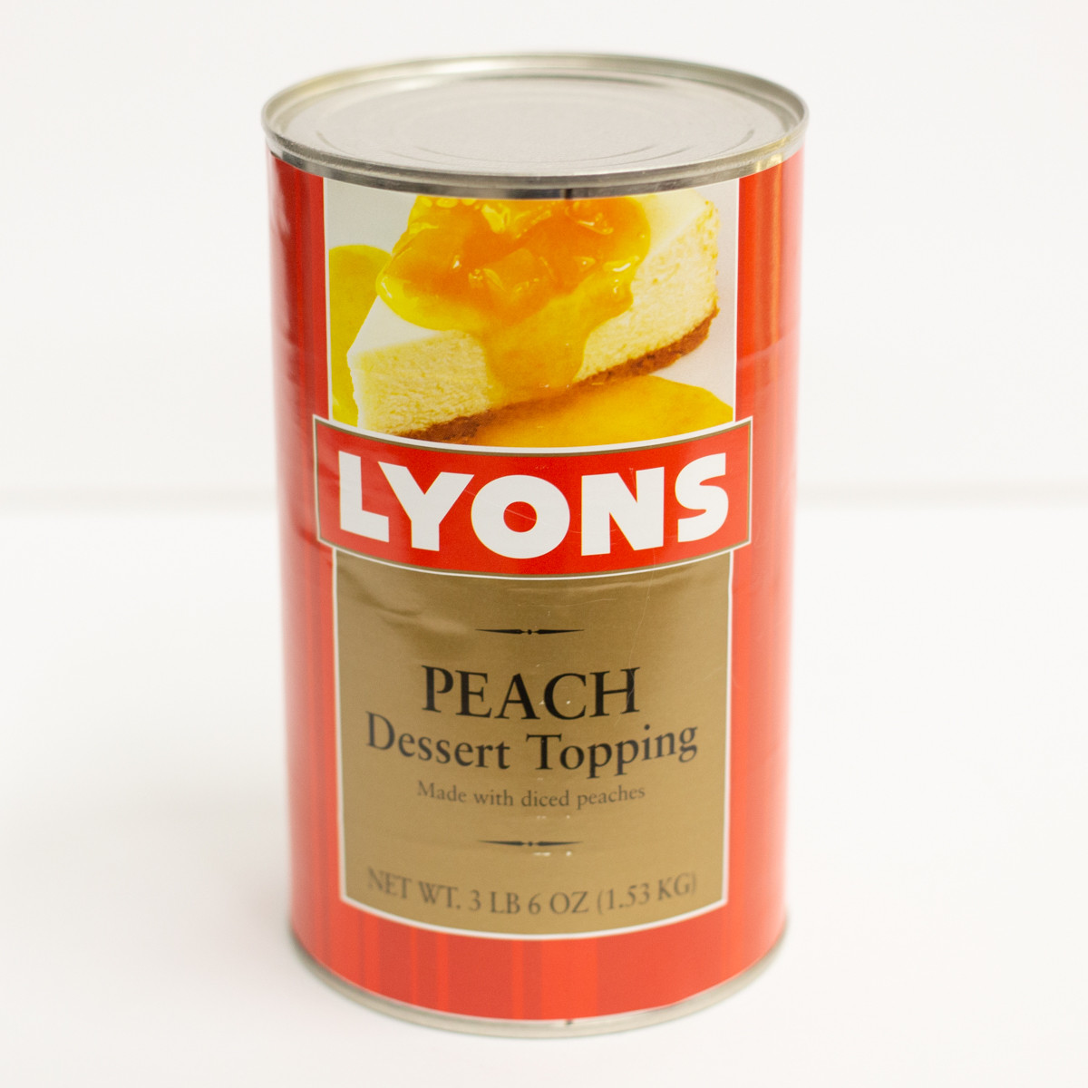 LYONS CRUSHED PEACH TOPPING 6/NO 5
