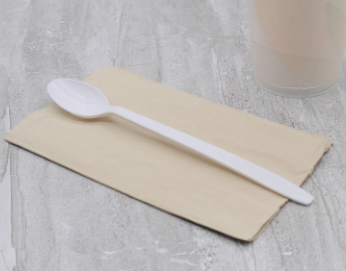 SODA SPOON WHITE HEAVY WT PP PLASTIC 1000/CS 