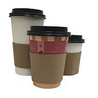 COFFEE SLEEVE CLUTCH KRAFT 
FITS 
10-24OZ CUPS 1000/CS