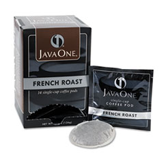 JAVA TRADING CO, FRENCH ROAST  COFFEE PODS 14/BX