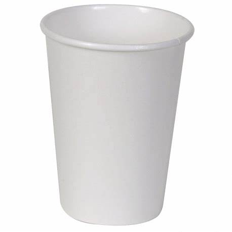 CUP COLD 12oz SQUAT WHITE  PAPER DOUBLE SIDED POLY 25/80 