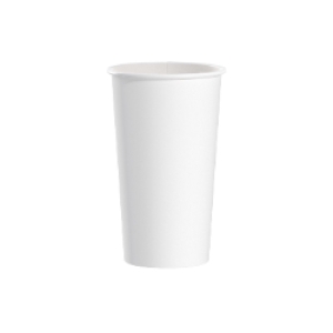 CUP COLD 16oz WHITE PAPER  DOUBLE SIDED POLY  20/50 CS