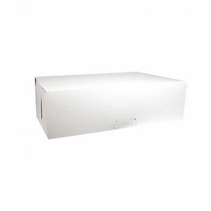 14X14X5.5 CAKE BOX 1 PIECE
WHITE/KRAFT CORRUGATED 25/BD