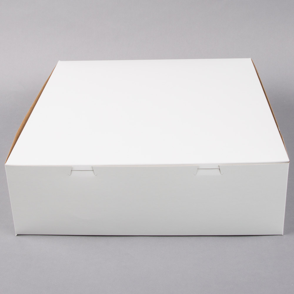 16x6x2.5 NON WINDOW CAKE BOX
WHITE (250/CS)