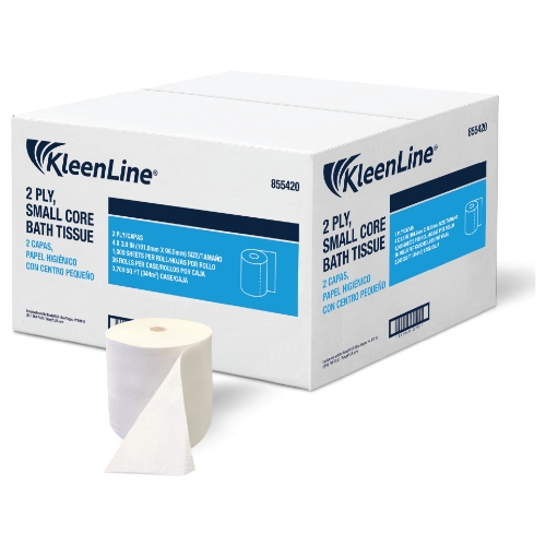 KLEENLINE SMALL CORE 2PLY  TOILET TISSUE 36/1000