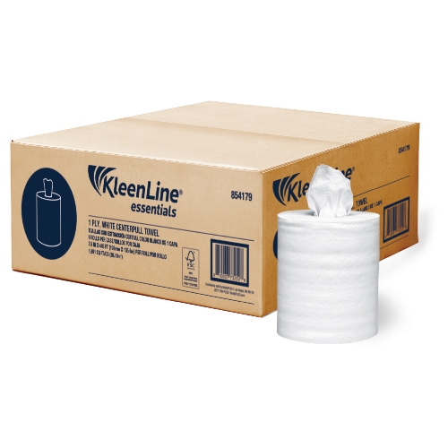 CENTERPULL WHITE HARD ROLL  TOWEL 8x10, 600/ROLL 6RL/CS