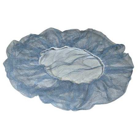 24&quot; BLUE HAIRNET HONEYCOMB STYLE POLYESTER 10/100