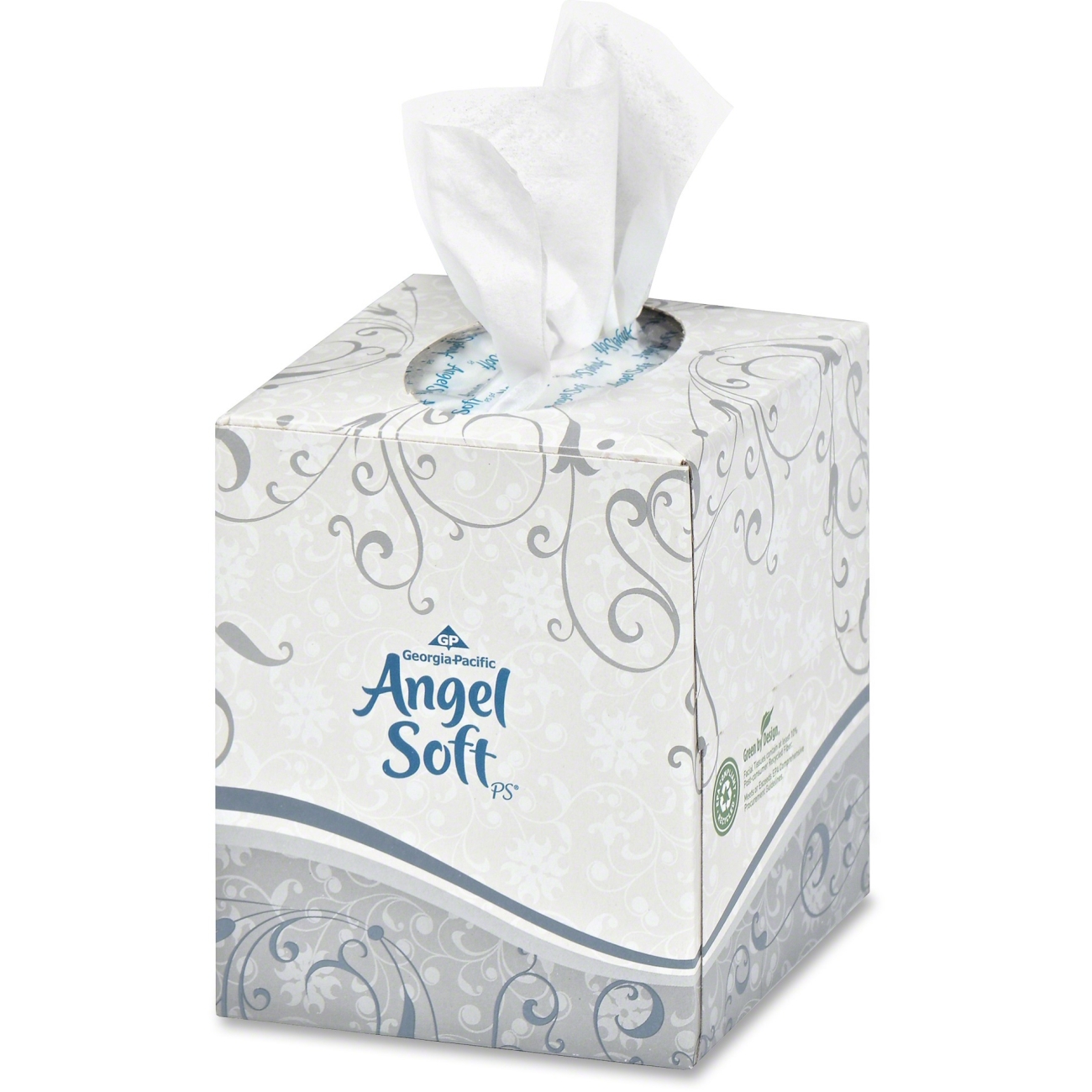 ANGEL SOFT WHITE PREMIUM
FACIAL TISSUE CUBE BOX 36/96
CS 