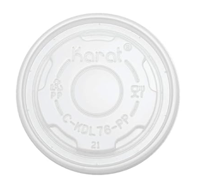 FLAT LID PP FOR 4OZ FOOD  CONTAINER 1000/CS 