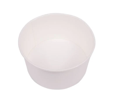 24oz WHITE PAPER FOOD  CONTAINER 600/CS