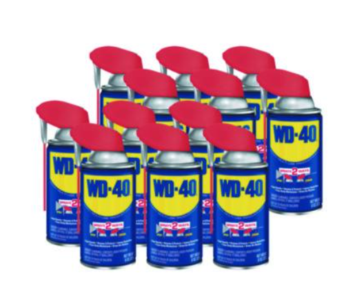 WD-40 8oz SMART STRAW SPRAY  LUBRICANT AEROSOL 12/CS