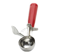 DISHER 1.75oz SZ 24 RED THUMB
PRESS STAINLESS STEEL HANDLE
36/CS