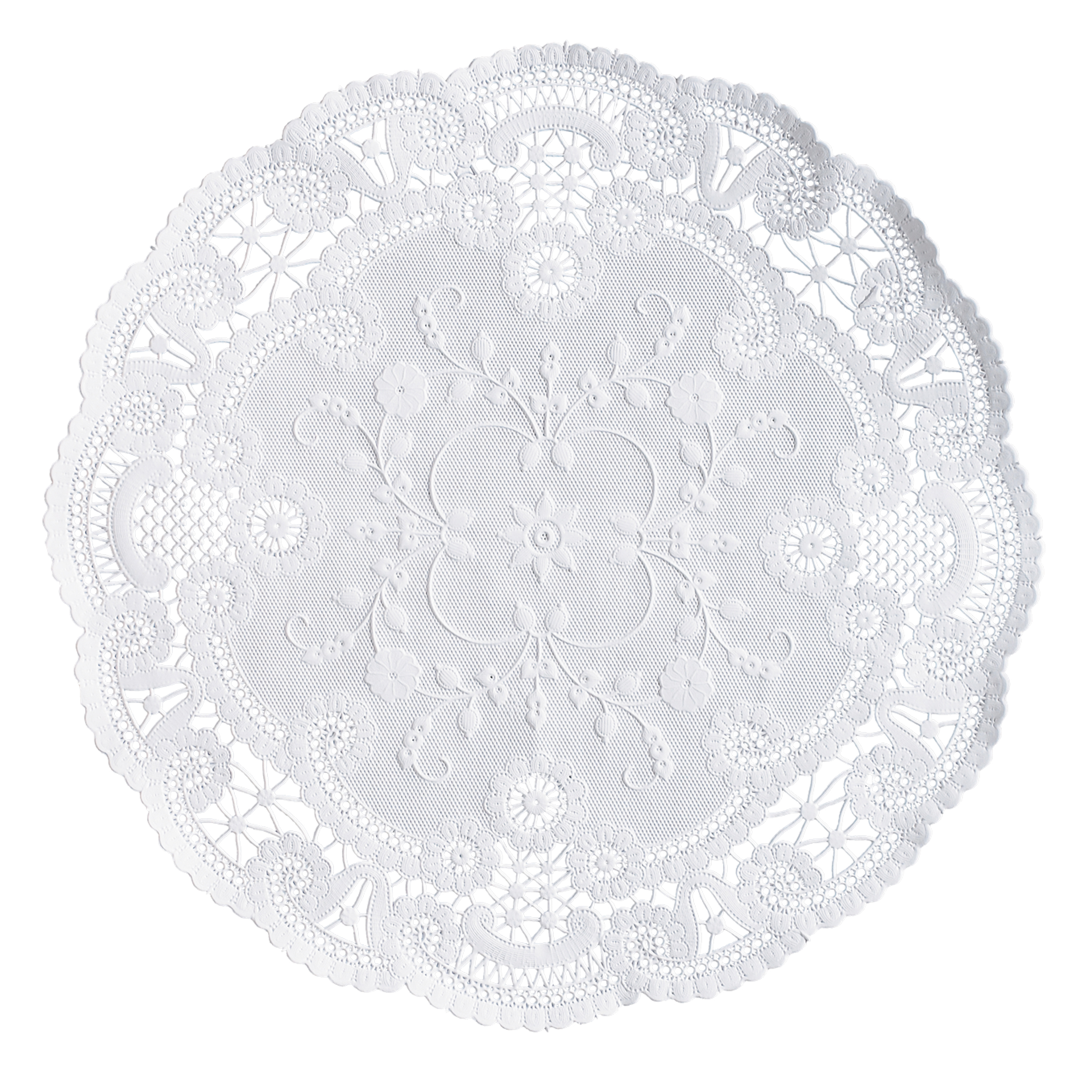 DOILIE 5" WHITE FRENCH LACE 1000/BX
