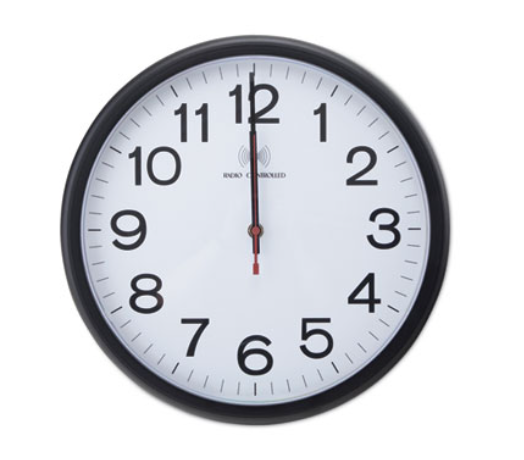 UNIVERSAL DELUXE 13.5&quot;  INDOOR/OUTDOOR ATOMIC CLOCK, 