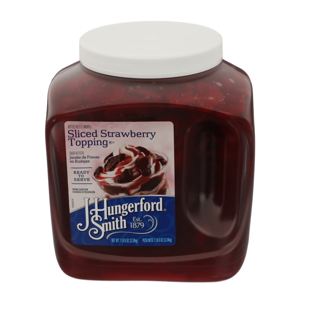 JHS SLICED STRAWBERRY TOPPING
3/118oz WIDE MOUTH JUGS