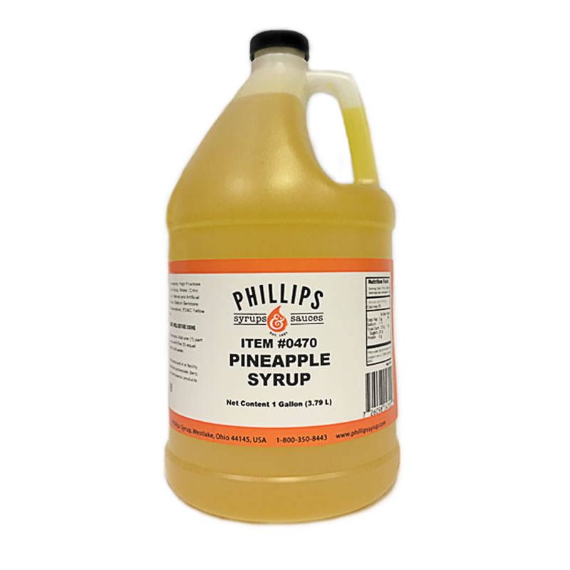PINEAPPLE FOUNTAIN SYRUPS
4/GAL