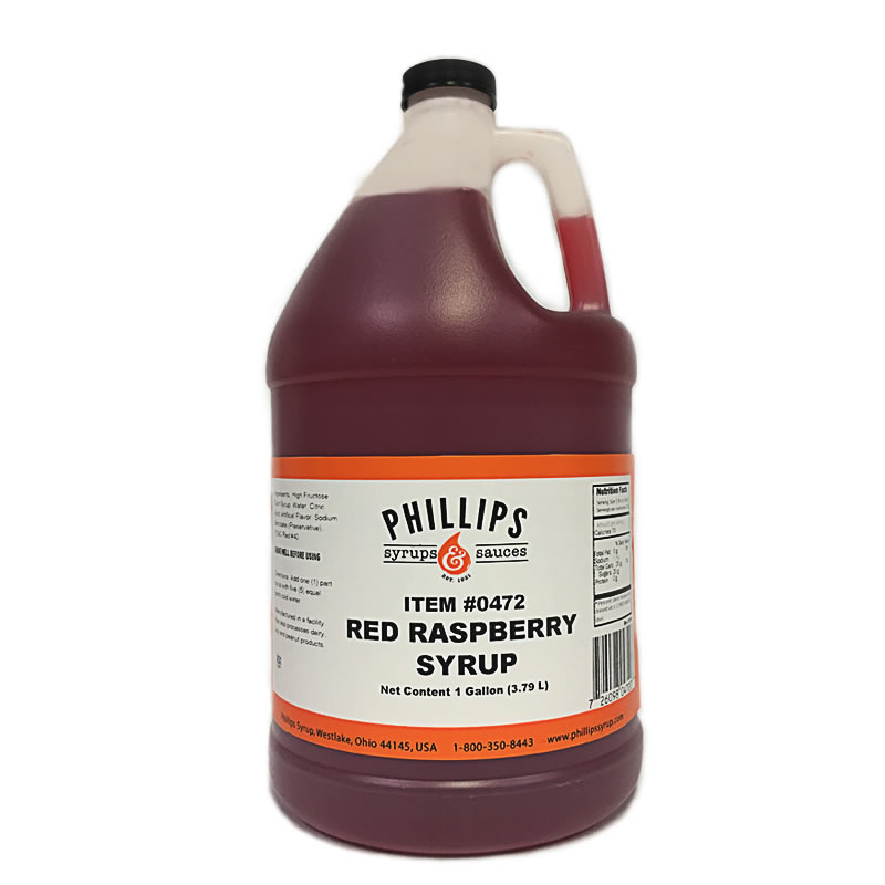 RED RASPBERRY FOUNTAIN SYRUPS 4/GAL
