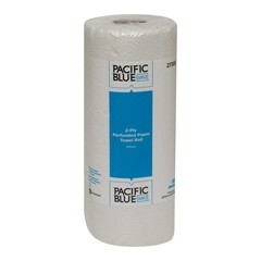 PACIFIC BLUE WHITE HOUSEHOLD  2PLY KITCHEN ROLL TOWEL