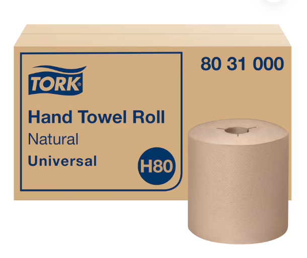 KRAFT ROLL TOWEL 6/1000FT  Y-NOTCH 