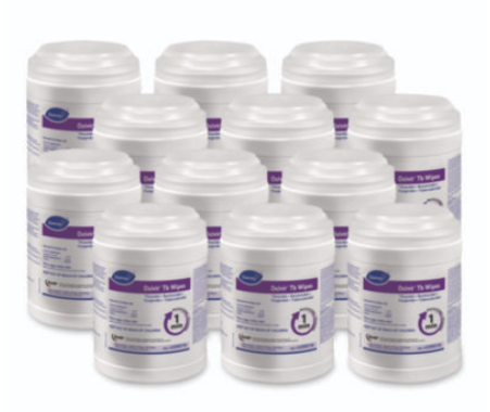 DIVERSEY OXIVIR TB  DISINFECTANT WIPES 7&quot;x6&quot; 