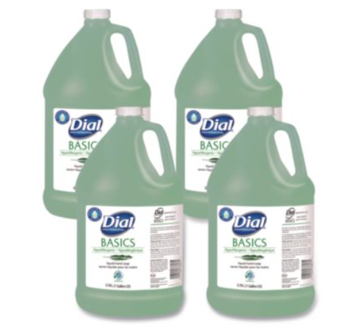 DIAL BASICS MP FREE LIQUID  HAND SOAP REFILL, HONEYSUCKLE 